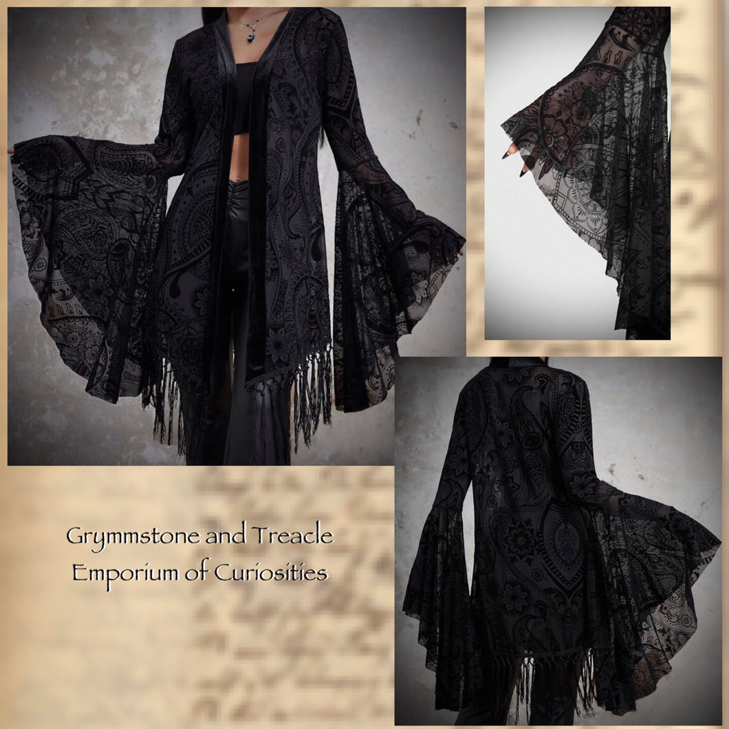 Zilpha Tasselled Kimono - Size 12 to 18