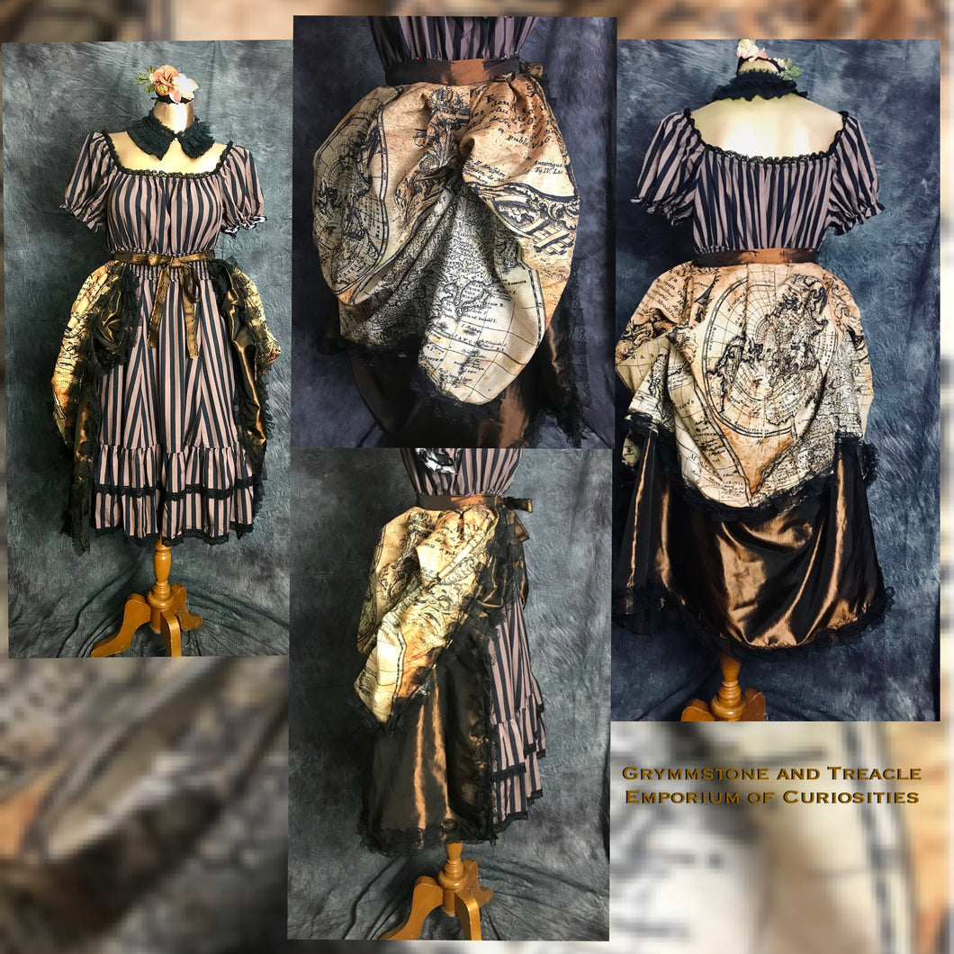 Vintage Maps Bustle - One of a Kind