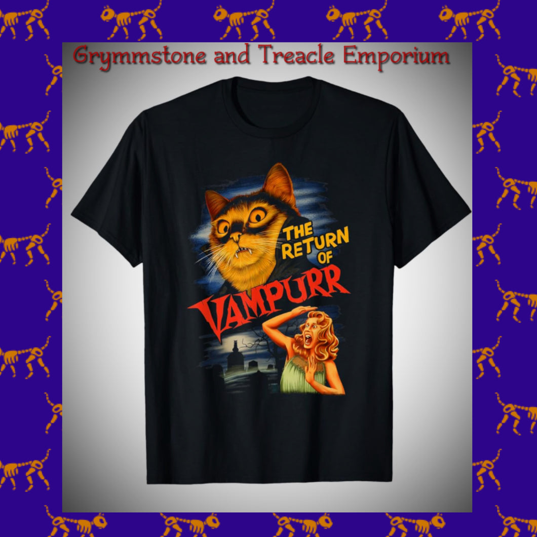 The Return of the Vampurr T-Shirt - Size L/ Chest 102cm