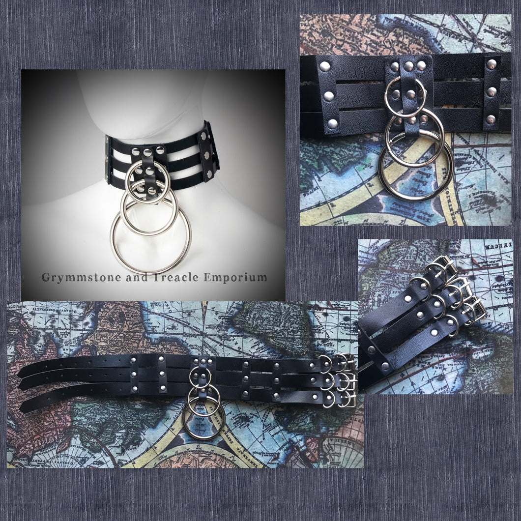 Three Ring Circus Cage Collar