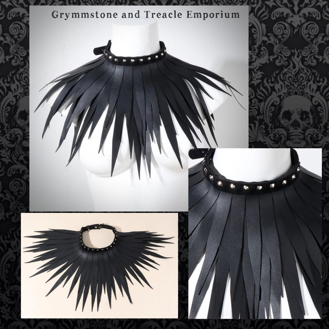 Asher Faux Leather Studded Collar