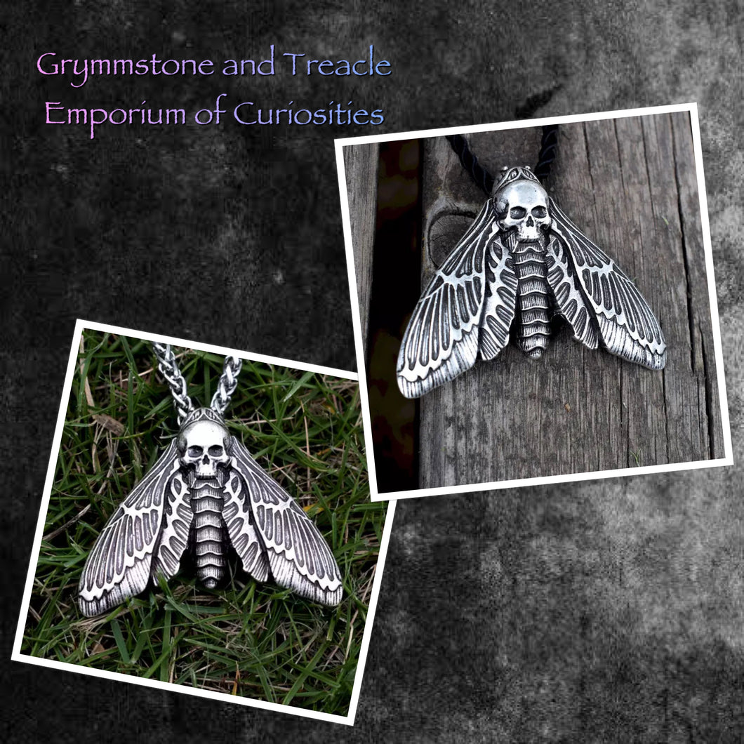 Lunar Death Moth Necklaces