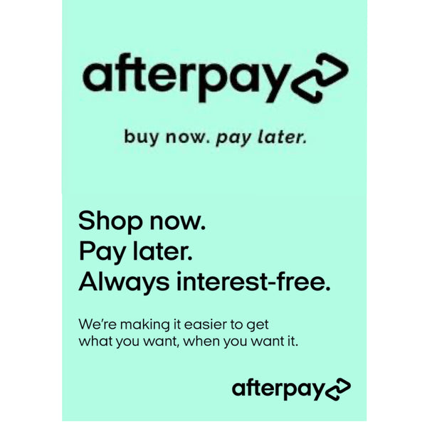 Afterpay now available!