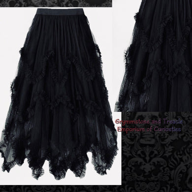 Isabelle Rustle and Ruffle Skirt - Size 14 to 22