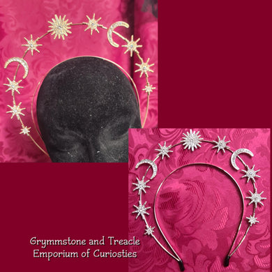 Stars and Moon Headpiece