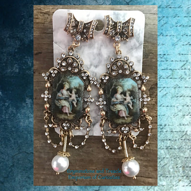 Baroque Style Earrings