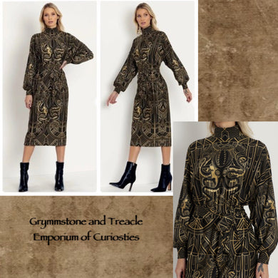 Cthulhu Deco Dress by BlackMilk Clothing - 2XL/ Size 18 to 20