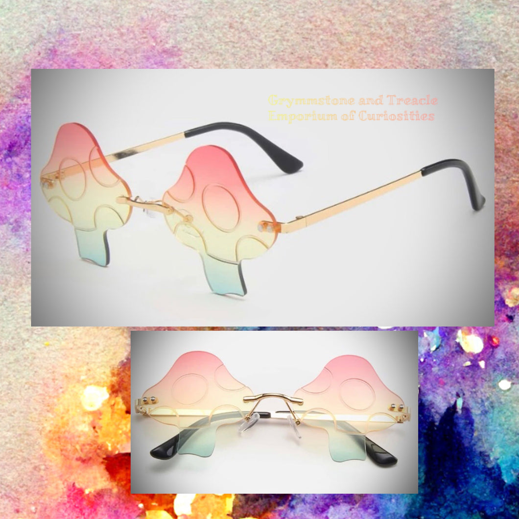 Fun-Guy Shroom Sunglasses in Pastel Ombré 