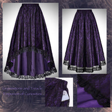 Paragon Lace Overlay Taffeta Skirt