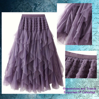Frilling Times Tulle Handkerchief Hem Skirt- Size 12 to 18
