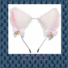 Plush Kitty Ears on Headband