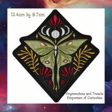 Embroidered Death Moth Patches
