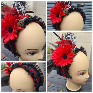 Birdcage Headpiece - One of a Kind