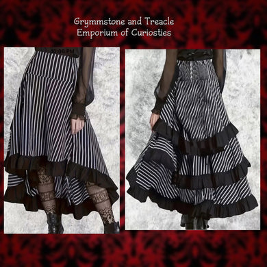 Ruffle and Stripe Skirt - Size 14 to 16