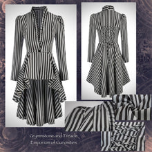 Divination Striped High-Low Jacket