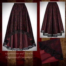 Paragon Lace Overlay Taffeta Skirt