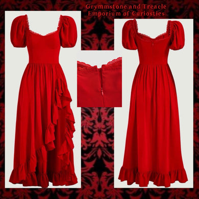 Marianna Sass and Swish Red Dress - Size 12