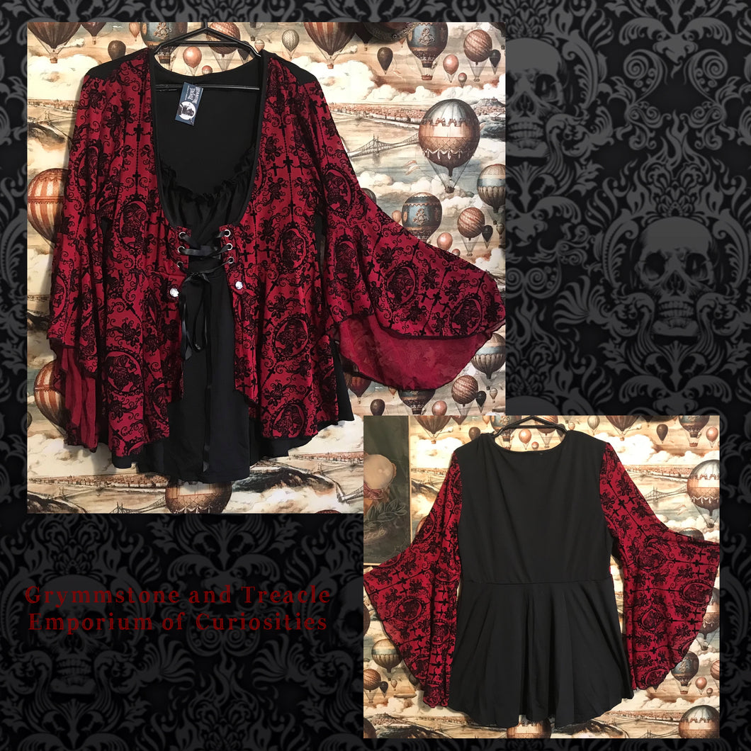 “Death Becomes Her” Blouse - Size 14 to 16