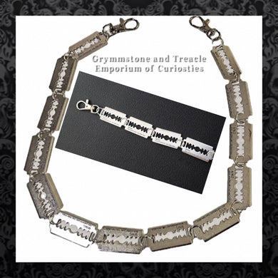 Razor Blade Belt Chain Clip
