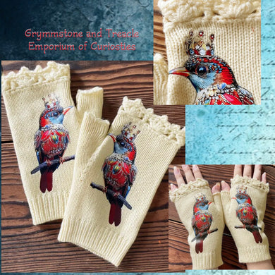 Knitted Fingerless Gloves - Brave Beasties
