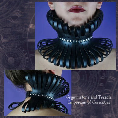 Twisted Tales Faux Leather Neckpiece