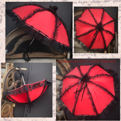 Red and Black Petit Parasol Umbrella