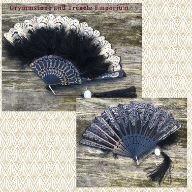 Feather Fan with Tassel