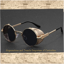 Mesh Sided Vintage Style Sunglasses