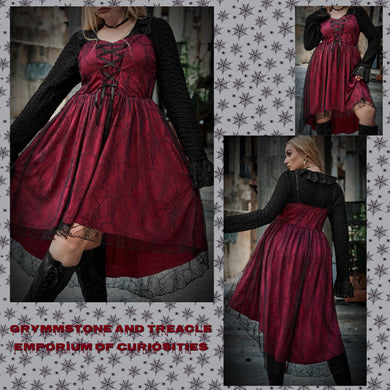 Spiderweb High Low Dress - Size 14 to 20