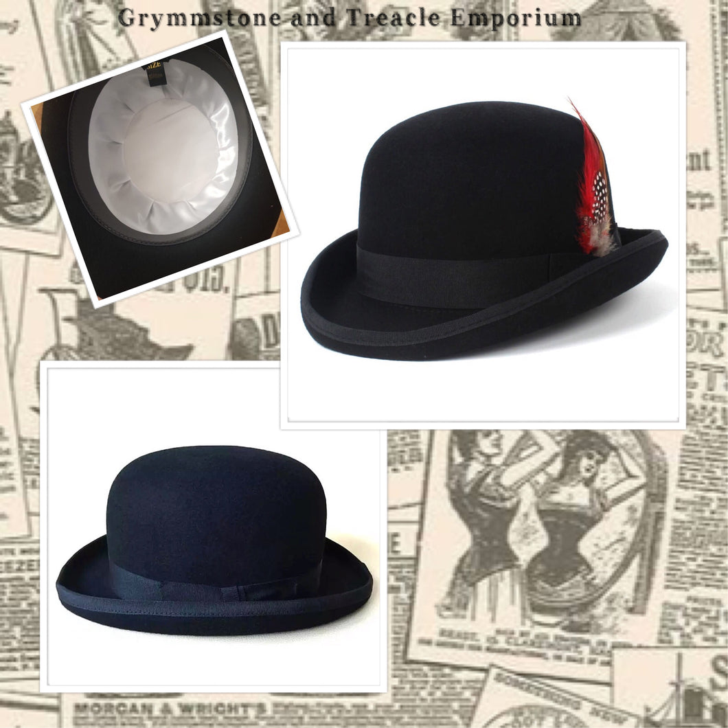 English Bowler Hat black