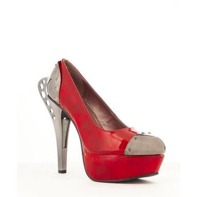 Red Tower Heels - Size 8