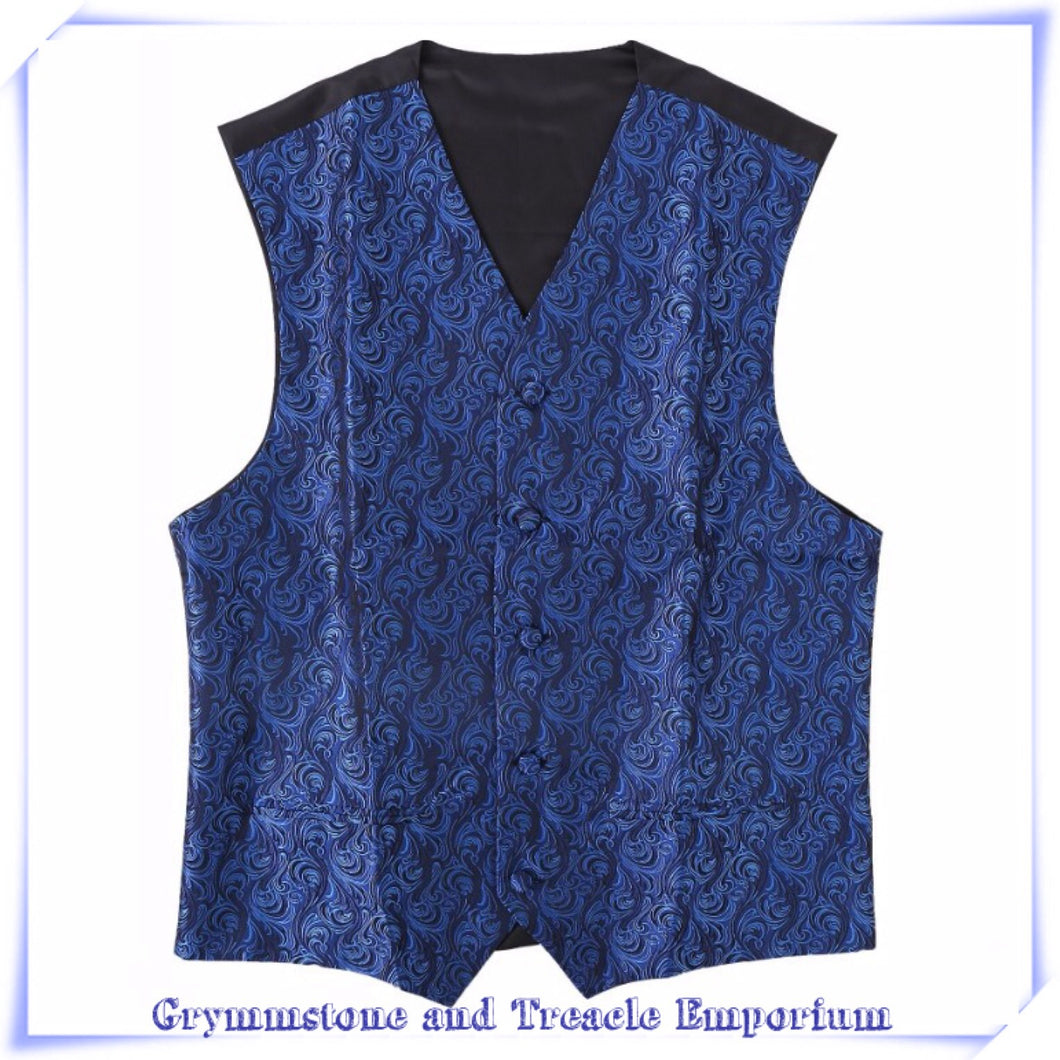 Waistcoat - Blue Baroque