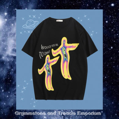 Would You Like To Dance? Oversized T-Shirt - Chest 120cm