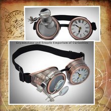 Victorian Steampunk Goggles with Loupés, Lamps or Gadgets