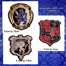 Embroidered Crest Iron-On Patches.